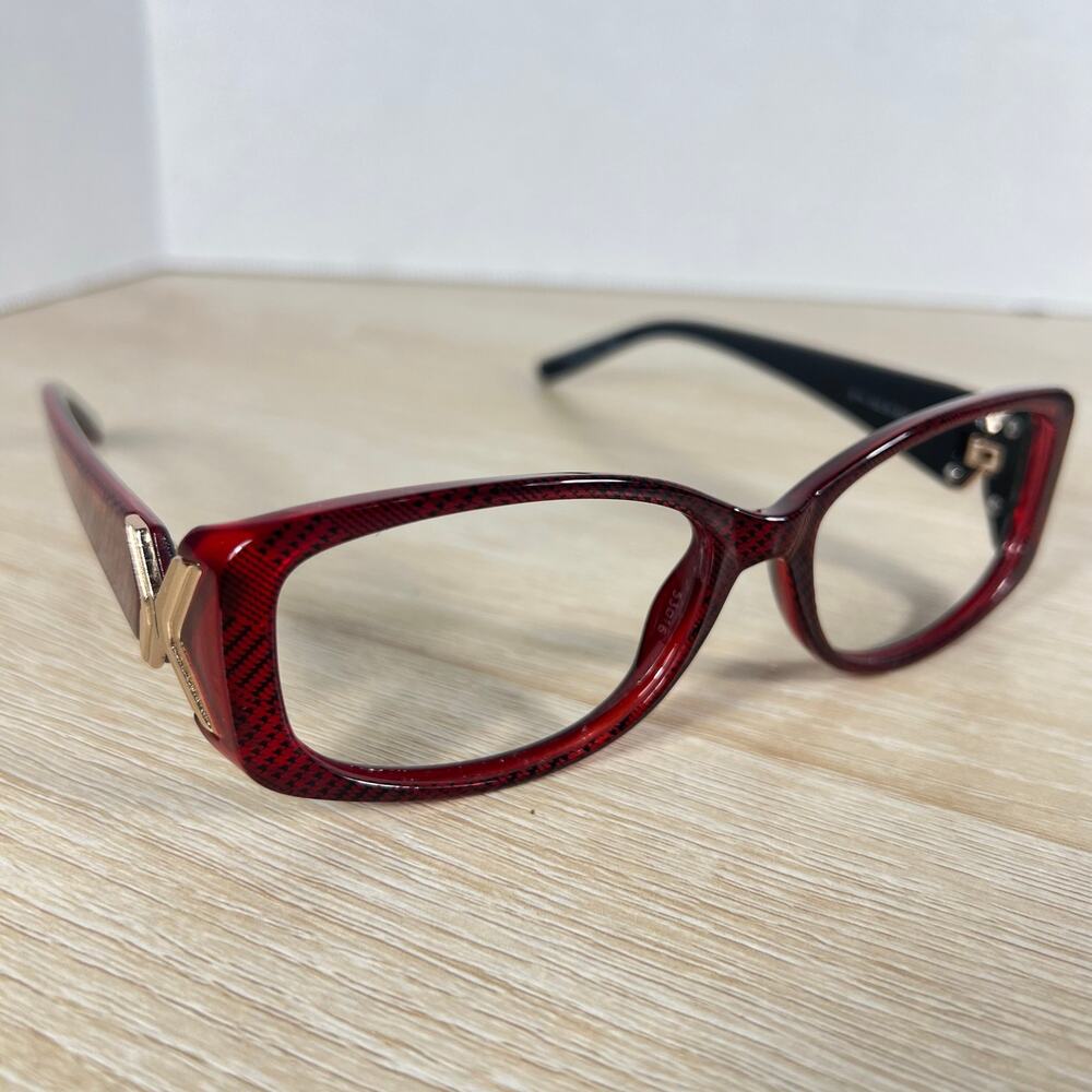 SRO S716 Col 30 Sunglasses Red Black Frames Only 53X-16-135 Italy Excellent Cond